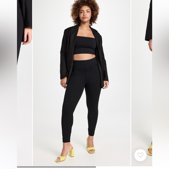 Spanx Back Seam Pants Size Medium Black - Picture 2 of 13